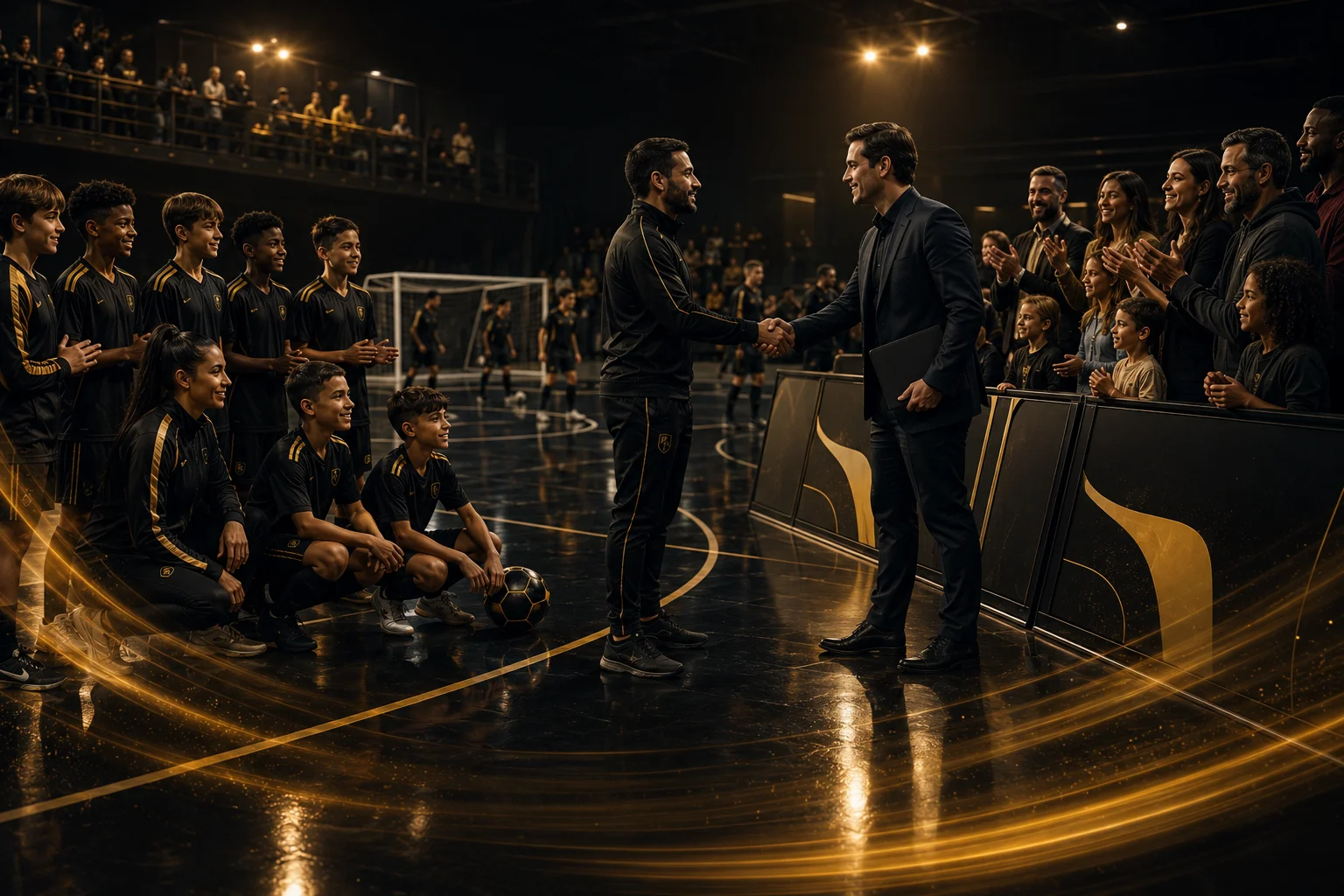 Futsal club sponsors and community support